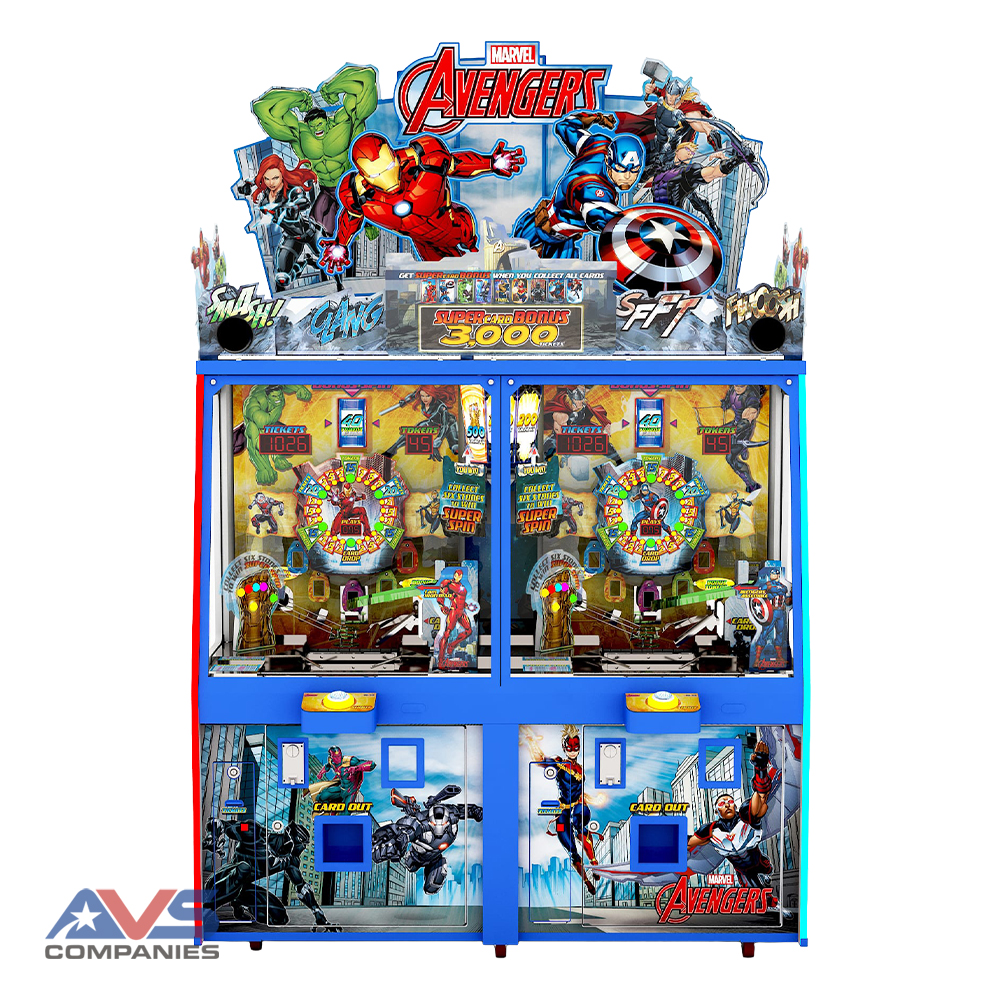 Avengers Coin Pusher 2P Front