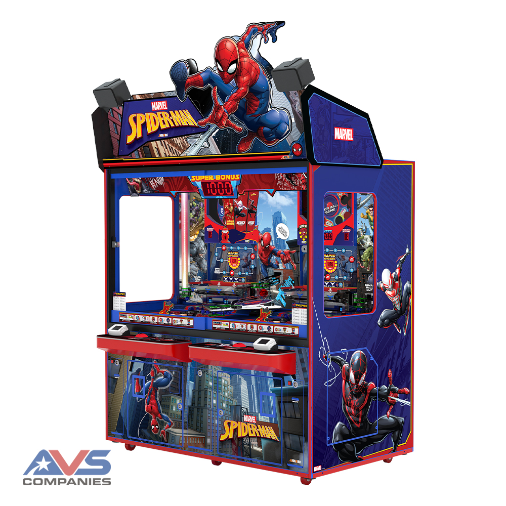 Spider-Man Coin Pusher Right Angle