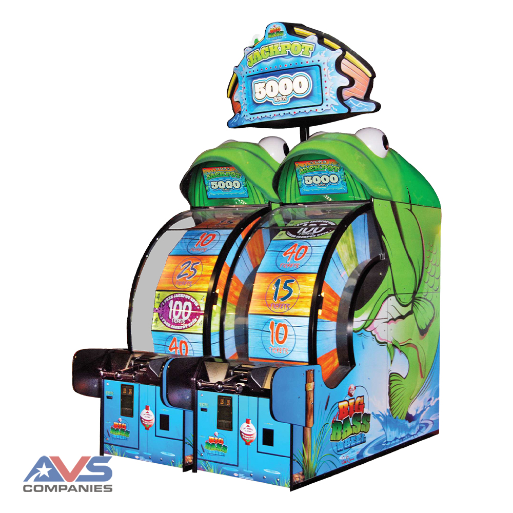 Big Bass Wheel Twin Cabinet