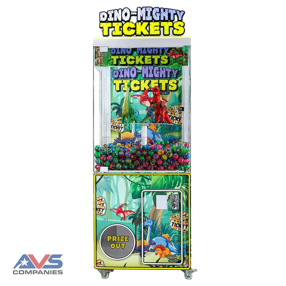 Dino Mighty Tickets Front Angle