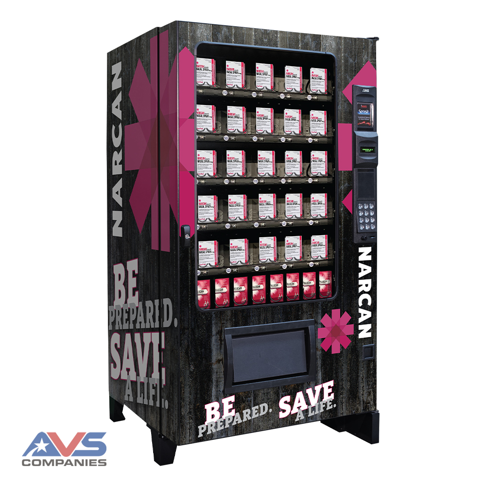 Harm Reduction Vending Machine Left Angle