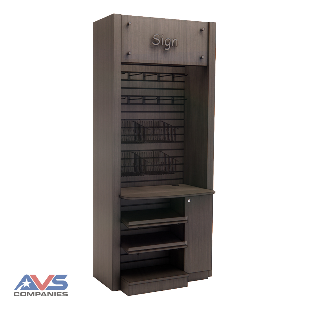 In-Line Coffee Merchandiser 36" Left Angle
