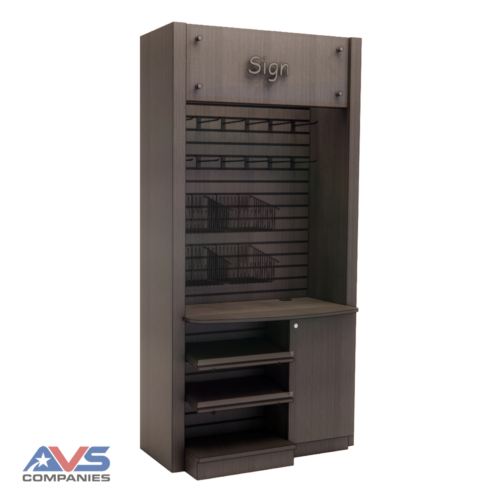In-Line Coffee Merchandiser 42" Left Angle