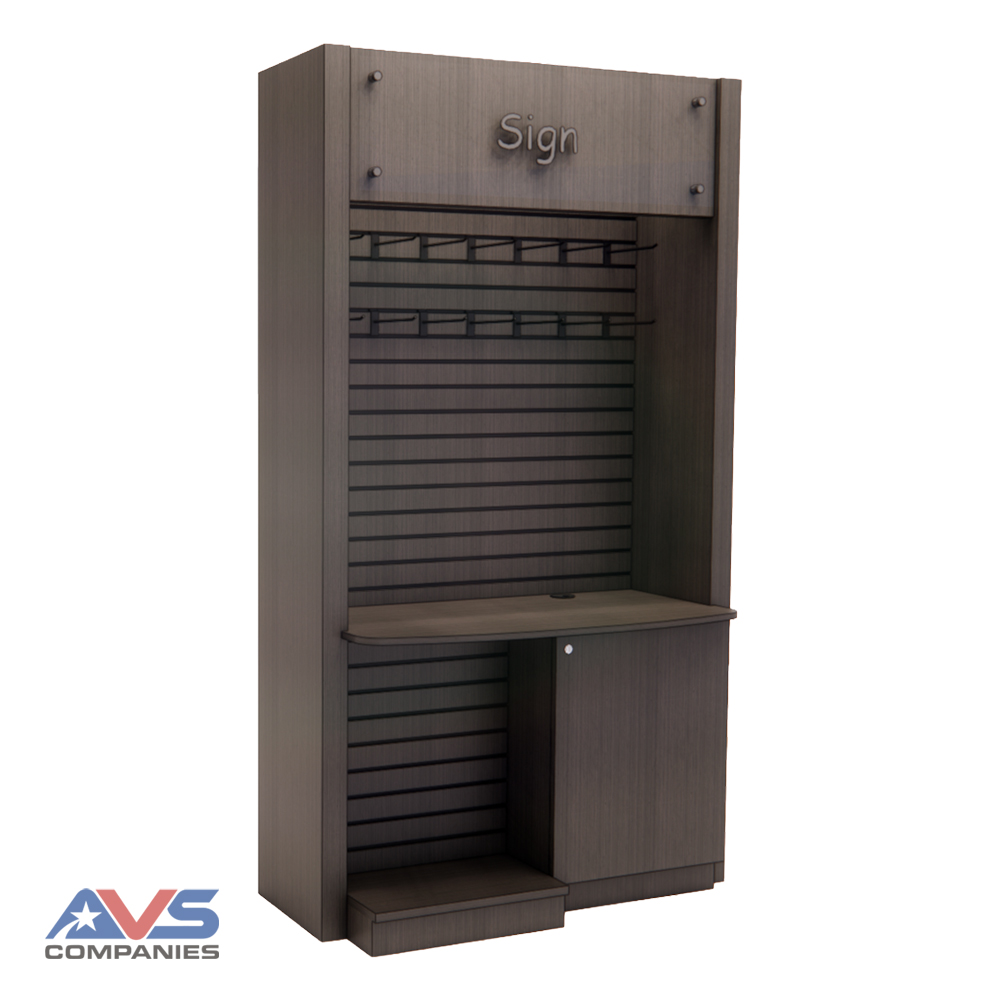 In-Line Coffee Merchandiser 48" Left Angle