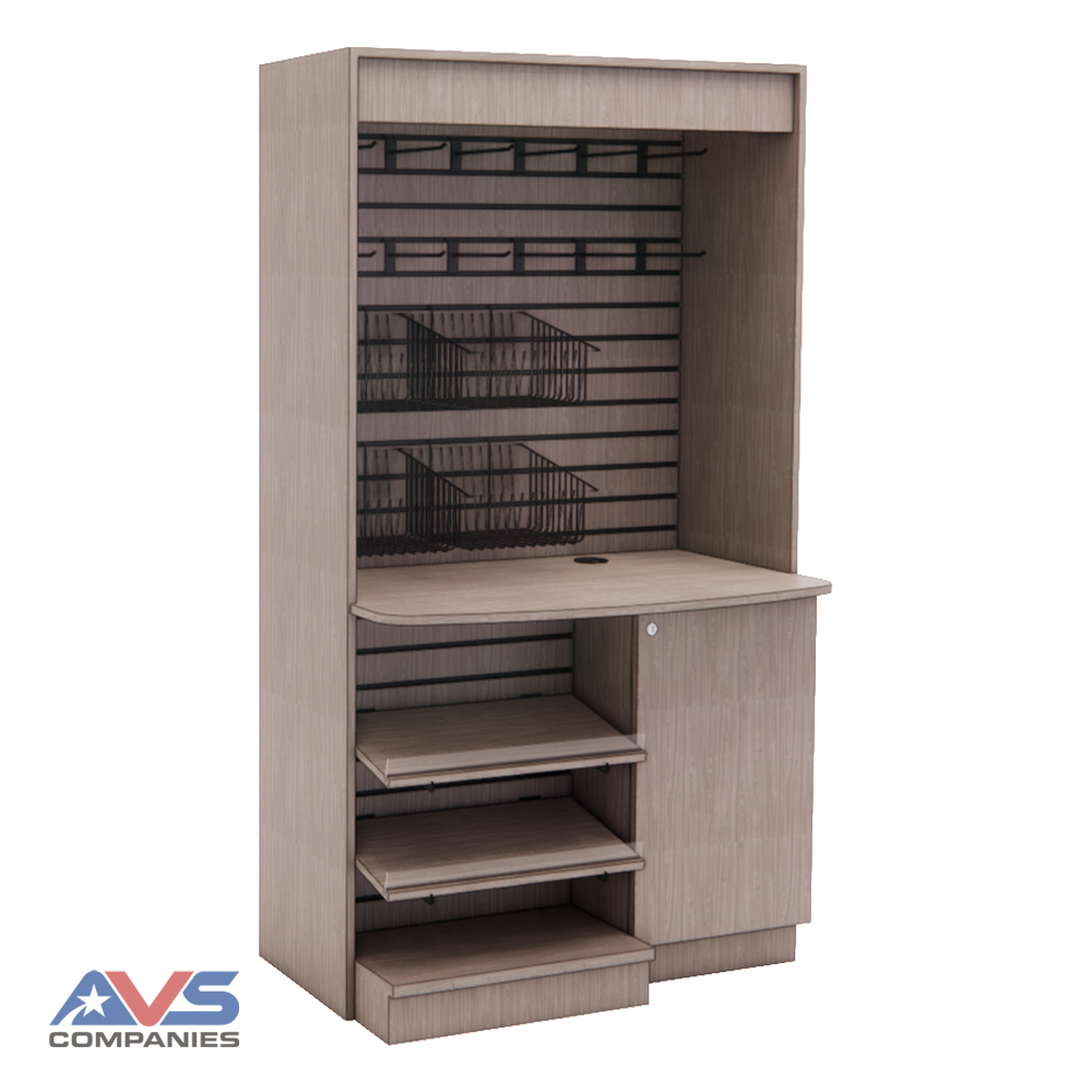 In-Line Free Standing Coffee Merchandiser 42"
