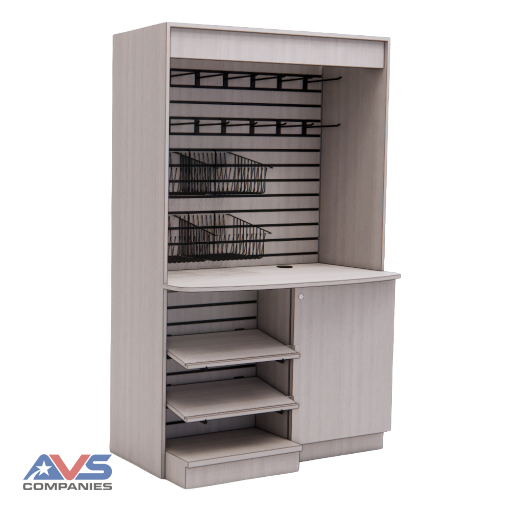 In-Line Free Standing Coffee Merchandiser 48"