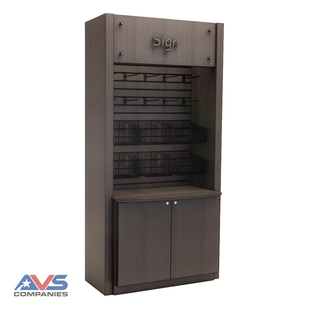 In-Line Merchandiser Cabinet Base 42" Left Angle
