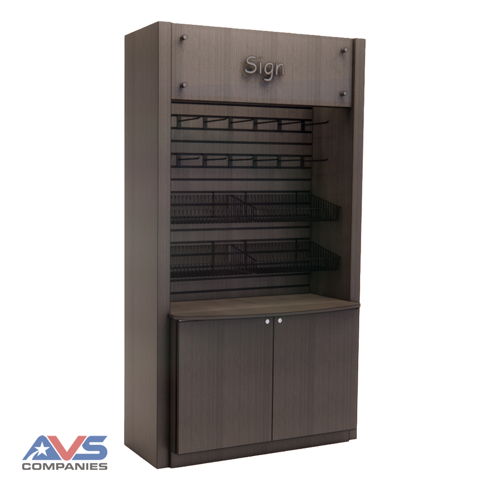 In-Line Merchandiser Cabinet Base 48" Left Angle