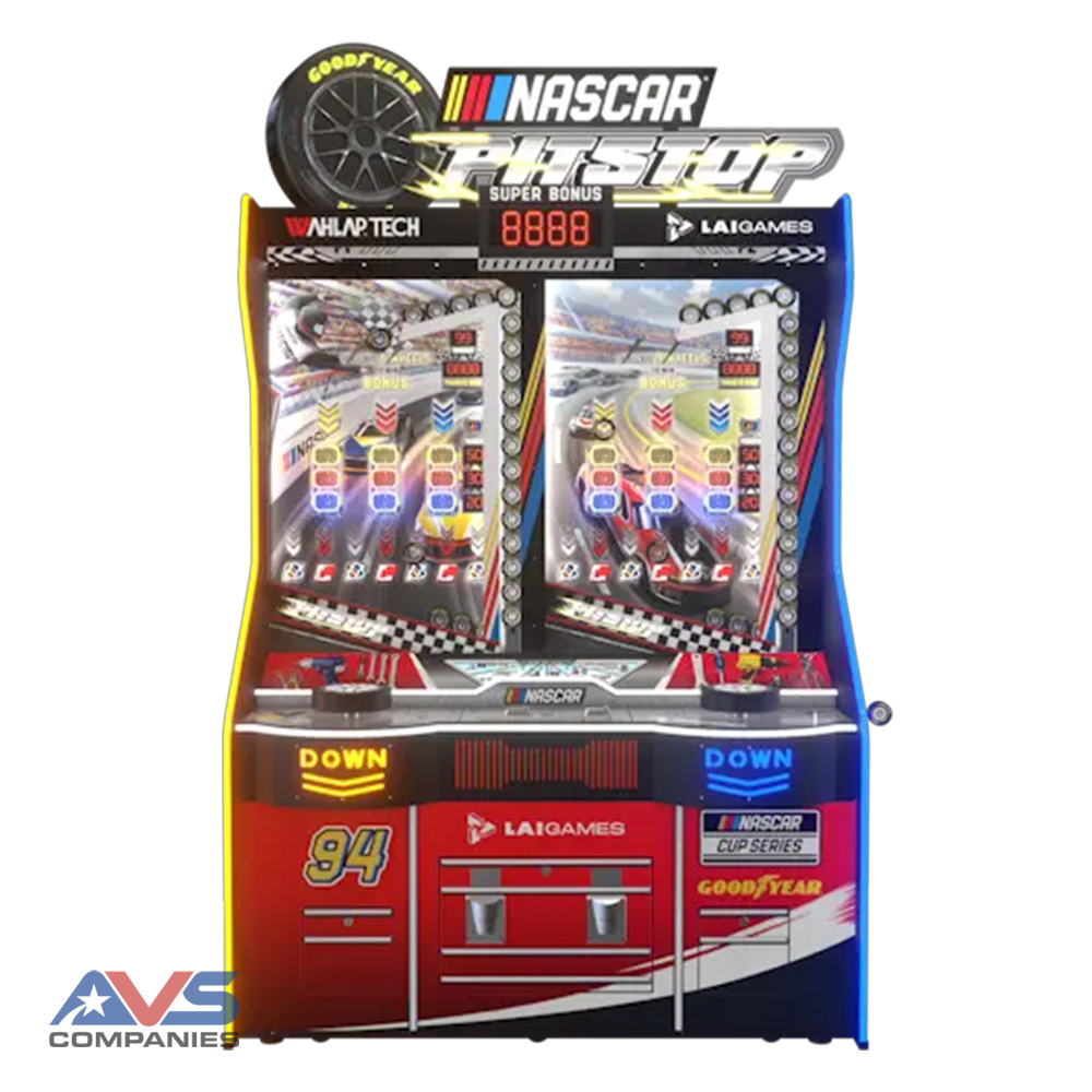 NASCAR Pit Stop Front Angle