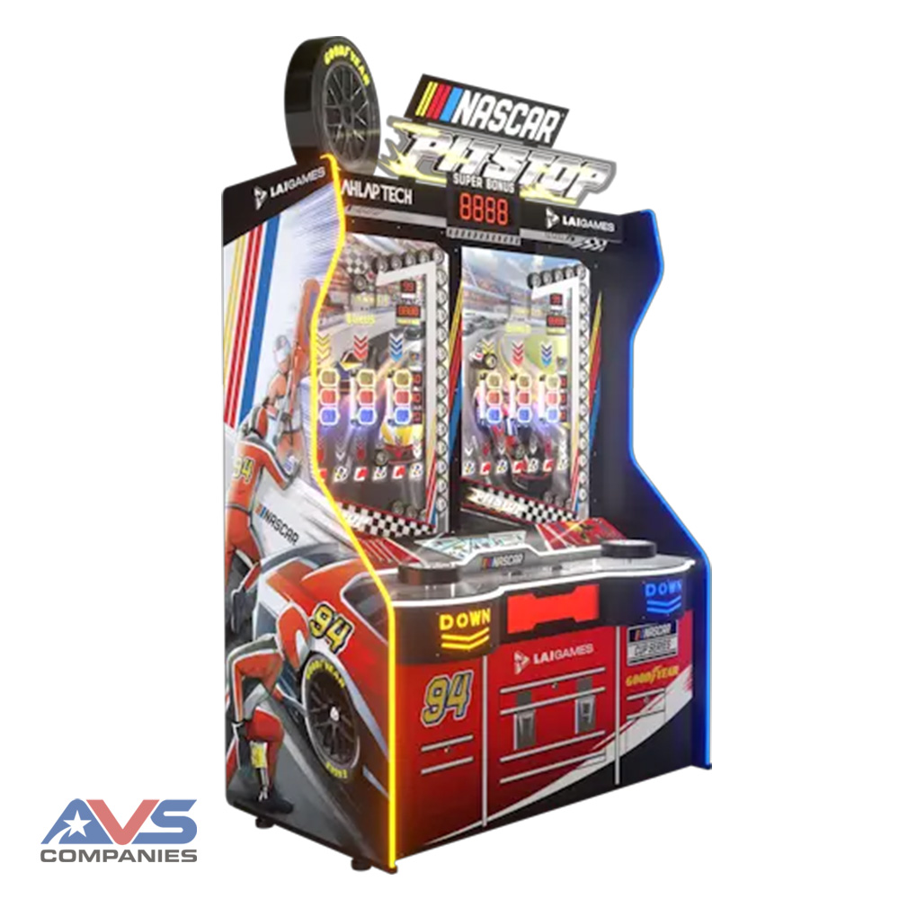 NASCAR Pit Stop Left Angle