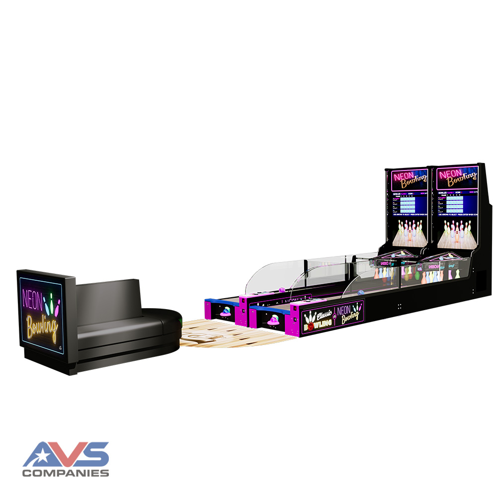 Neon Bowling Double w/ Bench