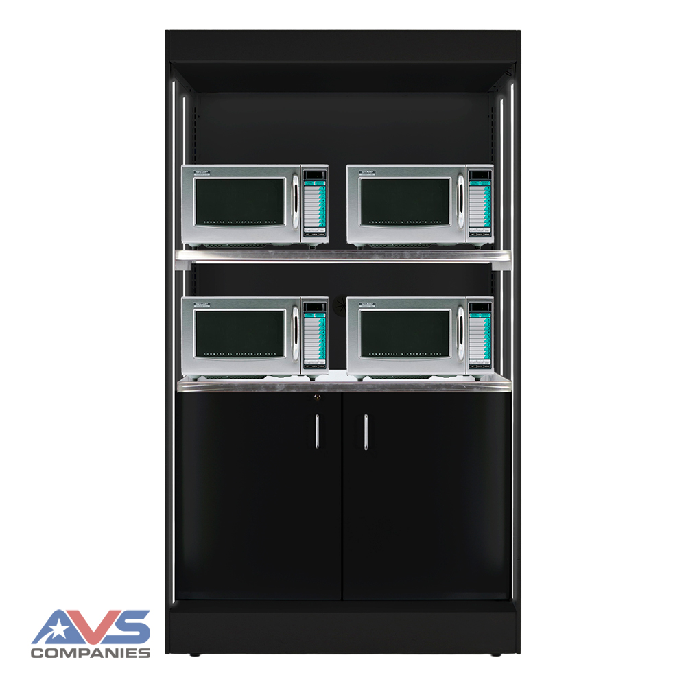 GTP Premier 2.0 Stand Front w Counter & Microwaves