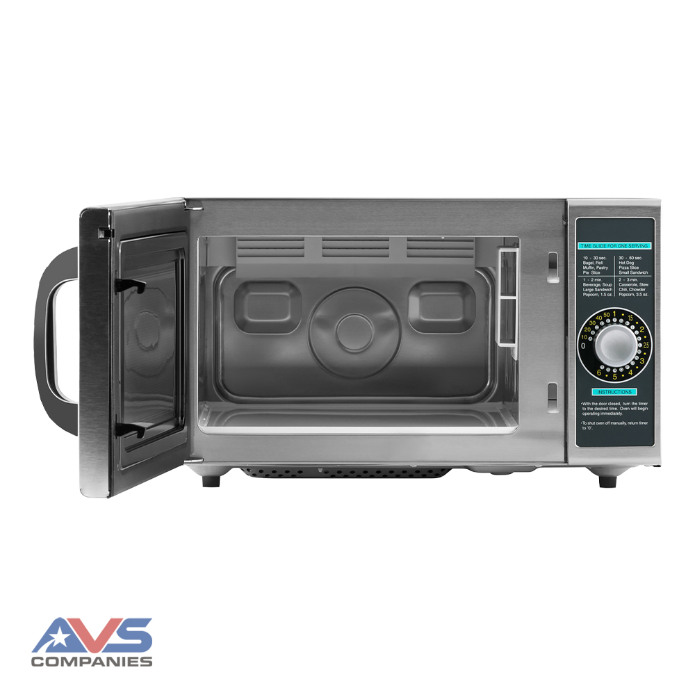 Dial Medium-Duty Commercial Microwave Front Open