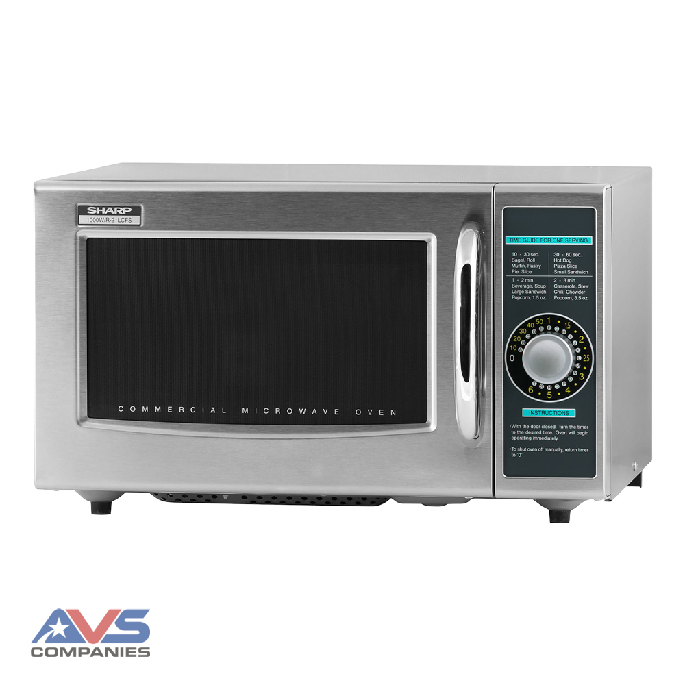 Dial Medium-Duty Commercial Microwave Right Angle
