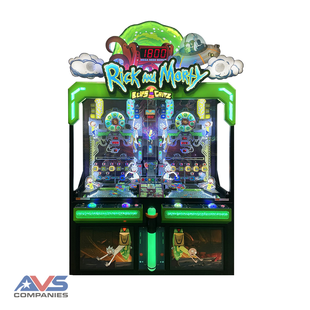 Rick and Morty Blips and Chitz Front Angle