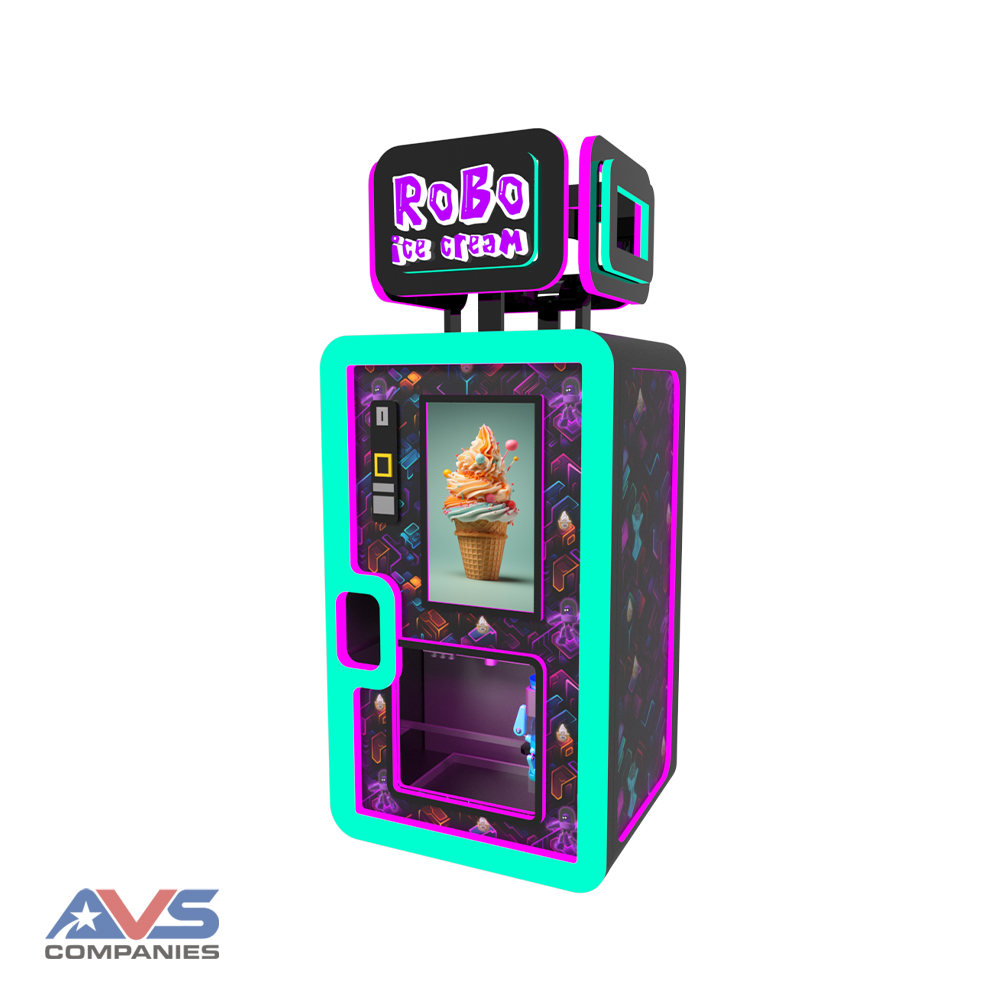 Robo Ice Cream Machine Right Angle