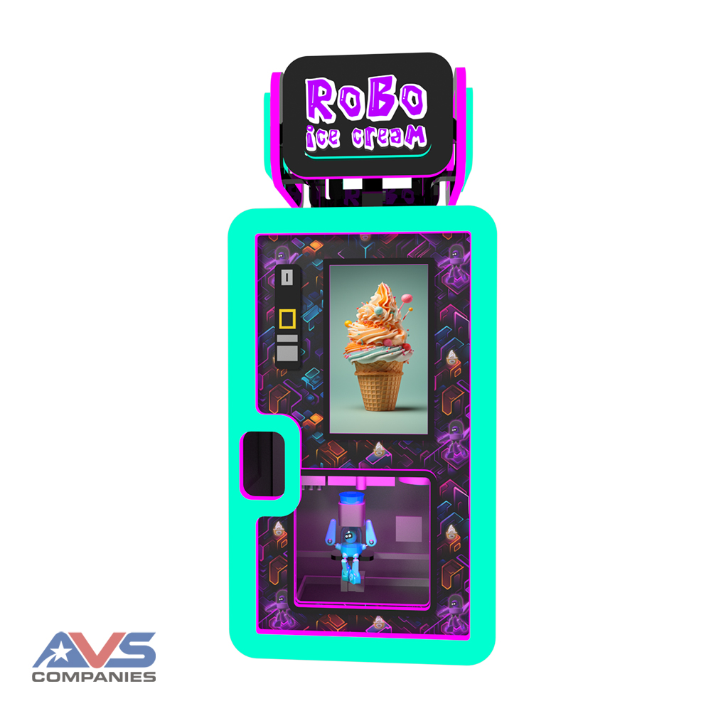 Robo Ice Cream Machine Front Angle