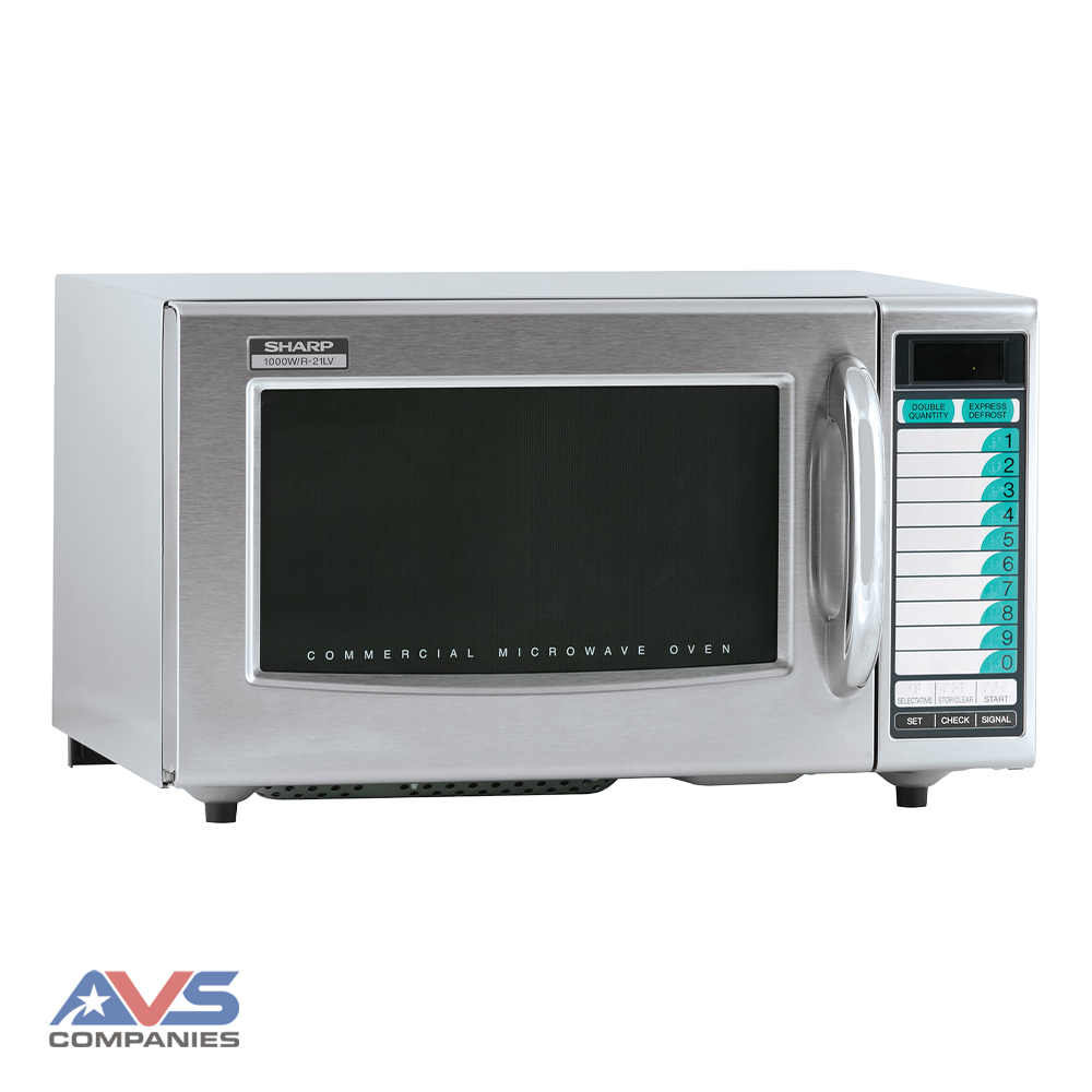 Touch Commercial Microwave Left Facing