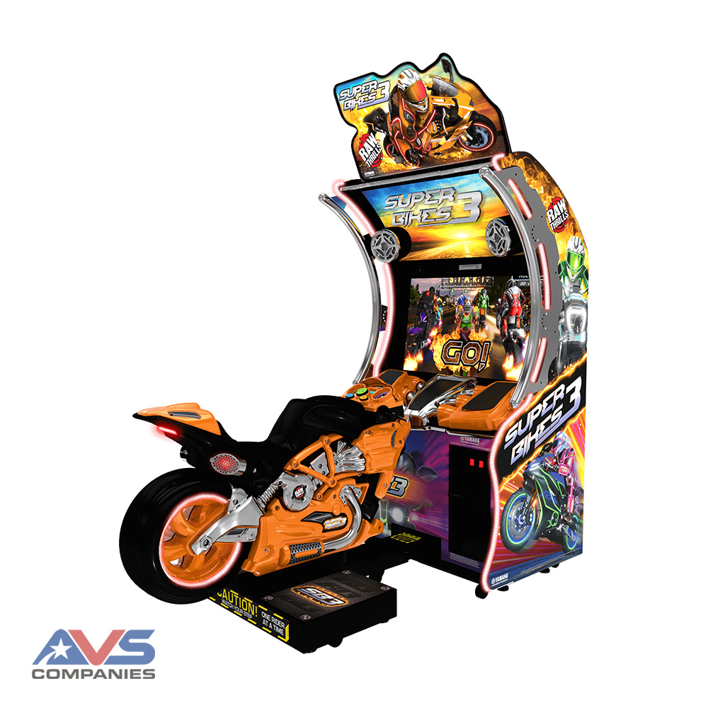 Super Bikes 3 Orange Right Angle