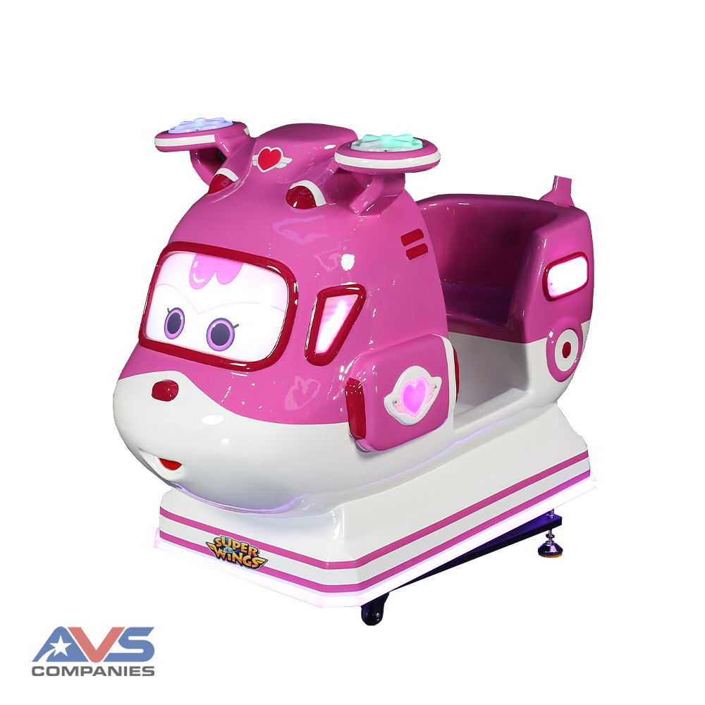 Super Wings Kiddie Rides Dizzy Right Angle