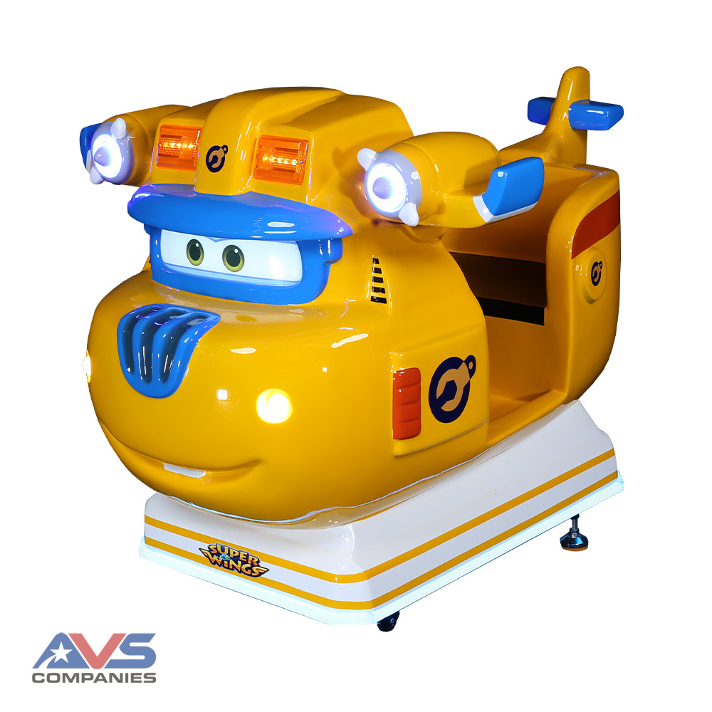 Super Wings Kiddie Rides Donnie Right Angle