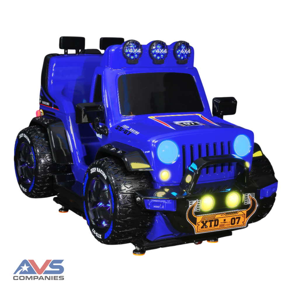Jeep Rider Blue Left Angle