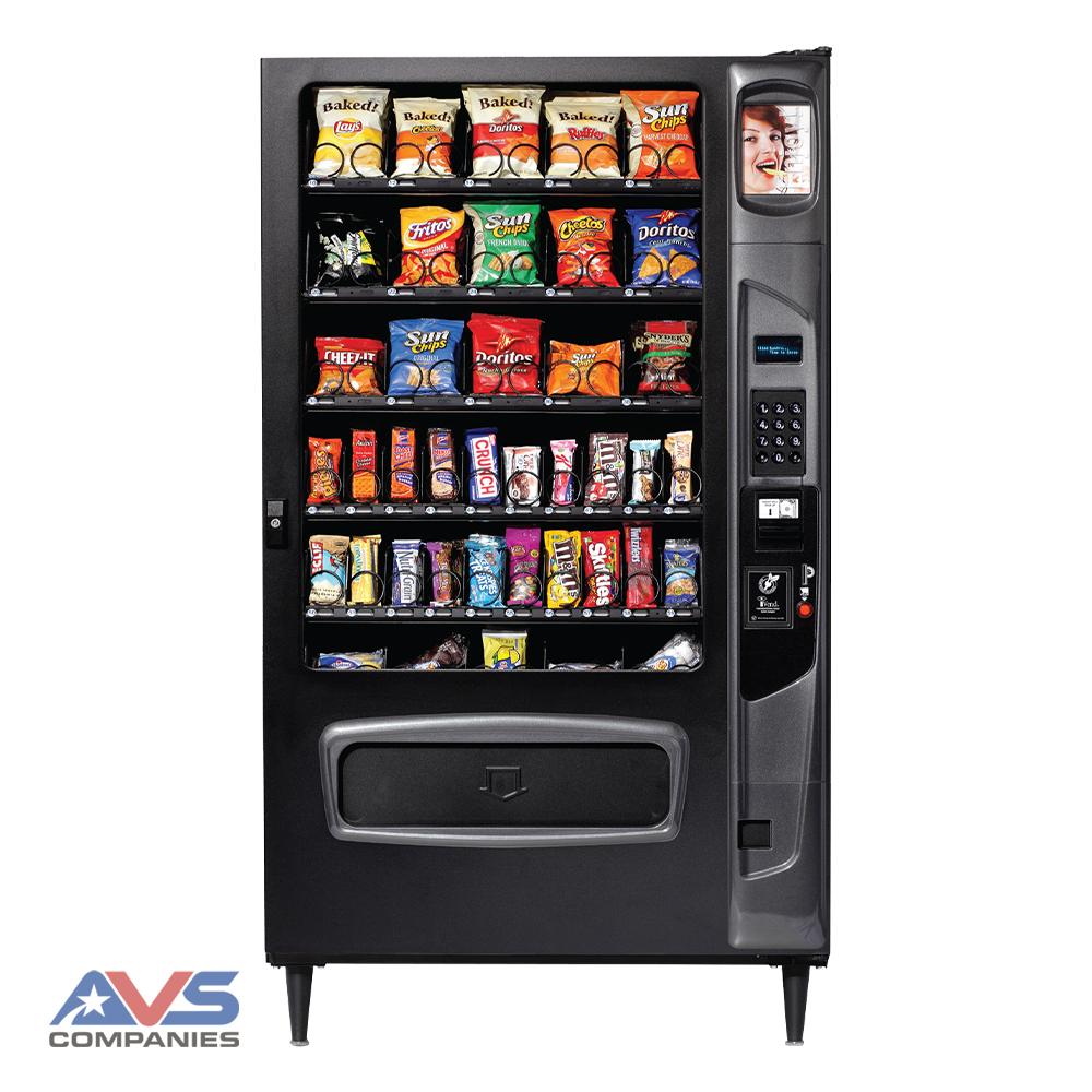 Mercato 5000 Vending Machine Black Front