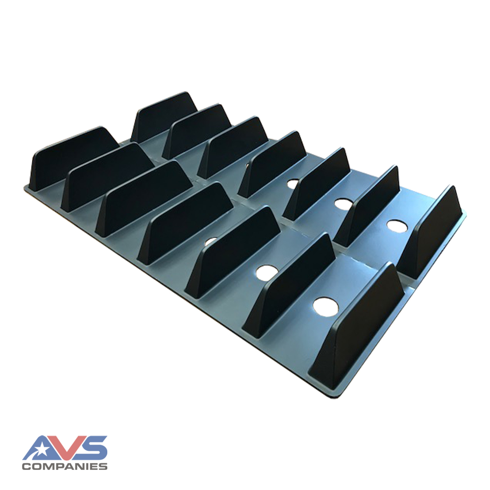 Plastic Merchandising Trays Right Angle