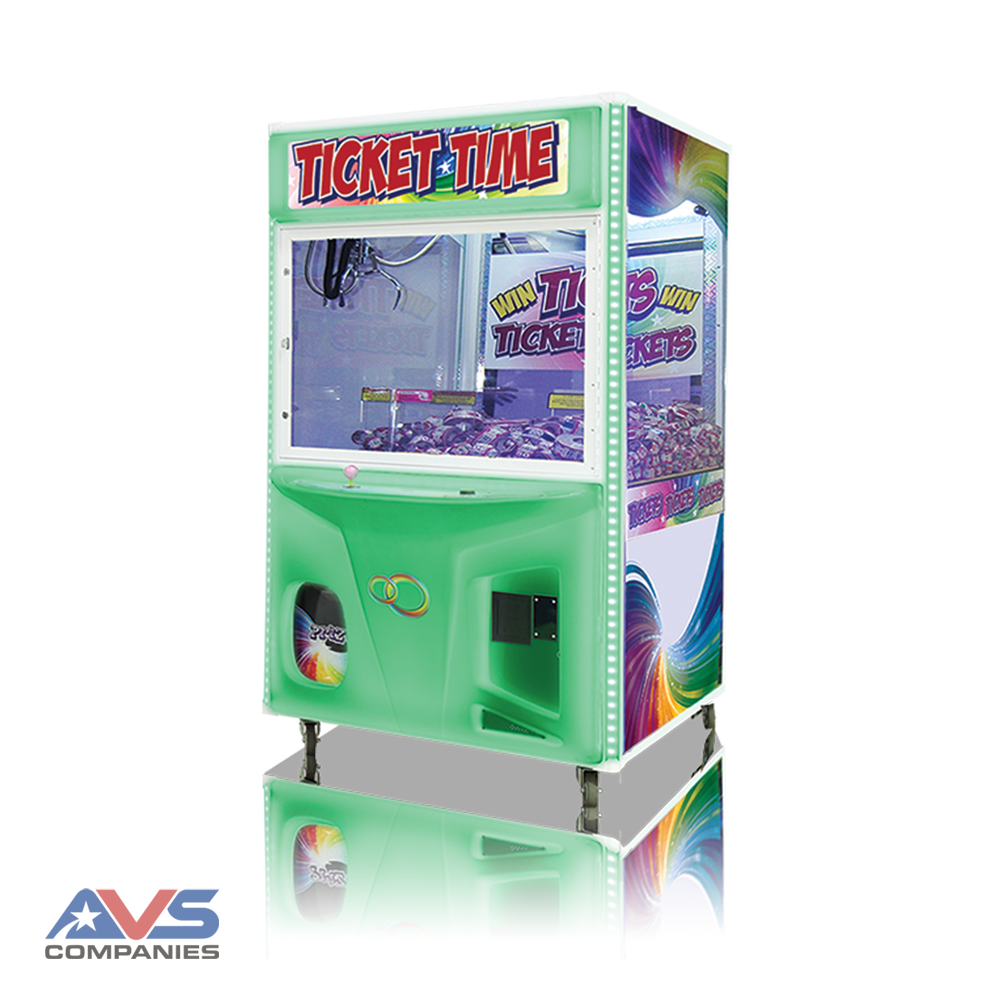 Ticket Time RFID 41" Green Right Angle