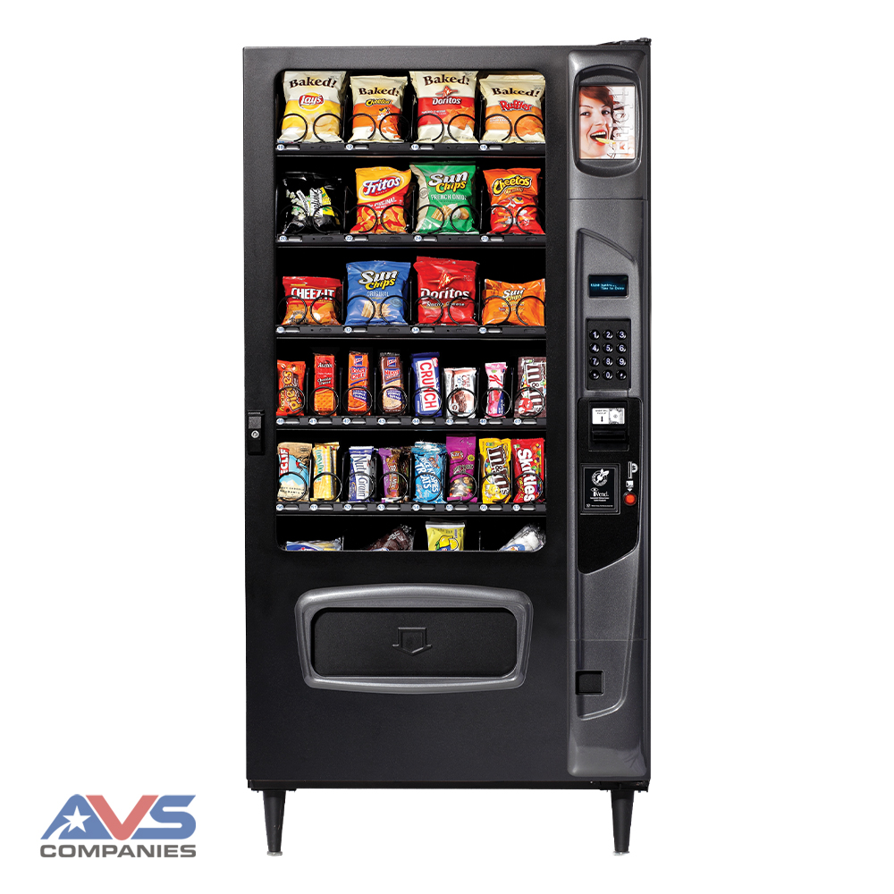 Mercato 4000 Vending Machine Black Front
