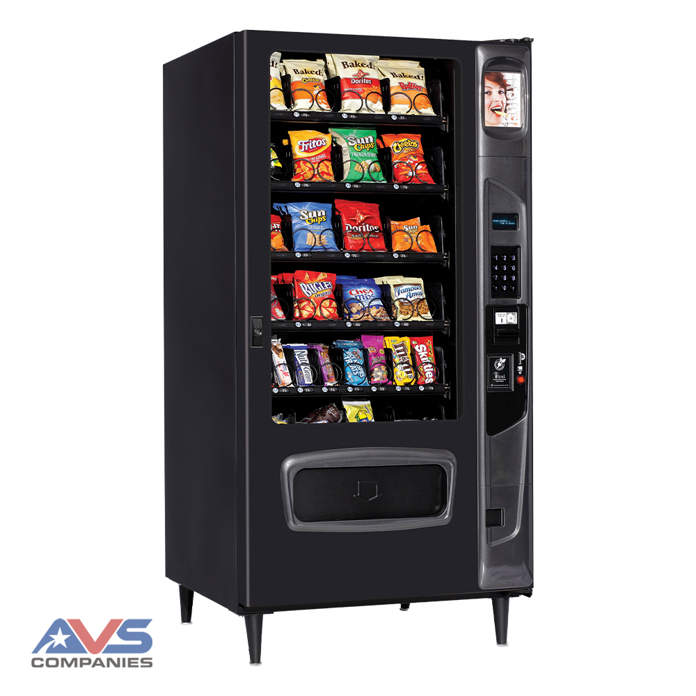 Mercato 4000 Vending Machine Black Left Angle