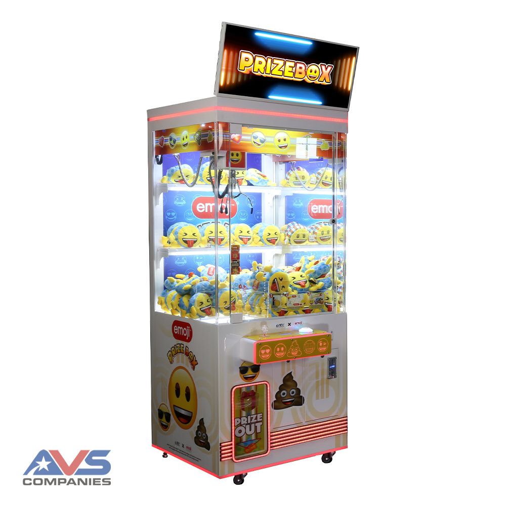 emoji Prize Box LCD Left Angle