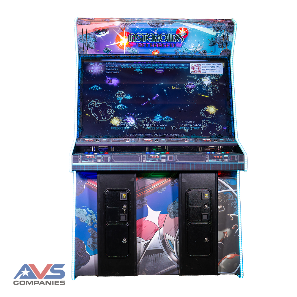 Asteroids Recharged 3 Player (Front)