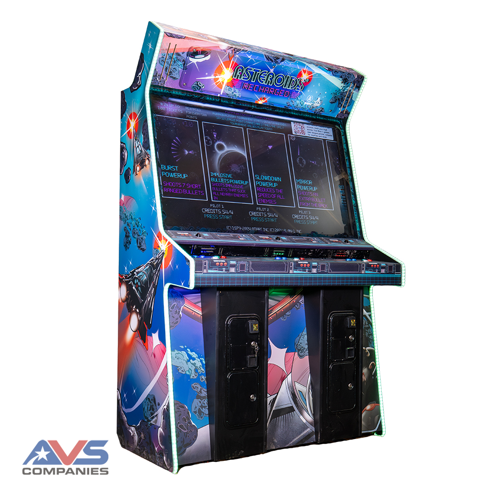 Asteroids Recharged 3 Player (Left)