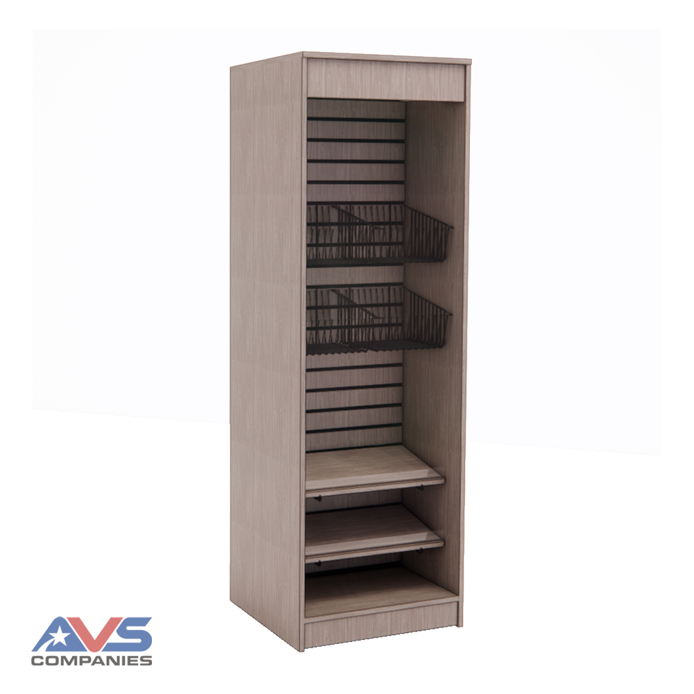 Value-Inline Free Standing Merchandiser-Mobile – 24″ wide