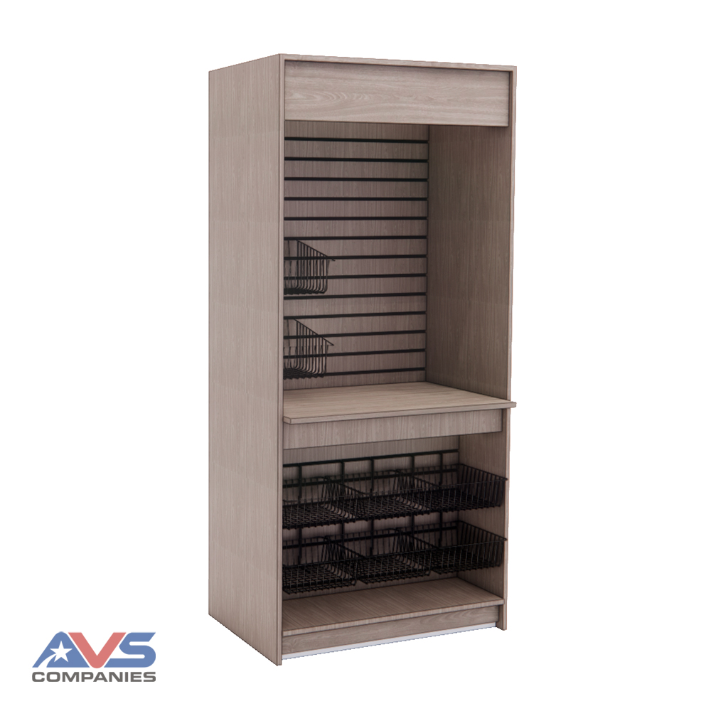 Value-Inline Free Standing Undercounter Merchandiser Base-Mobile – 36″ wide