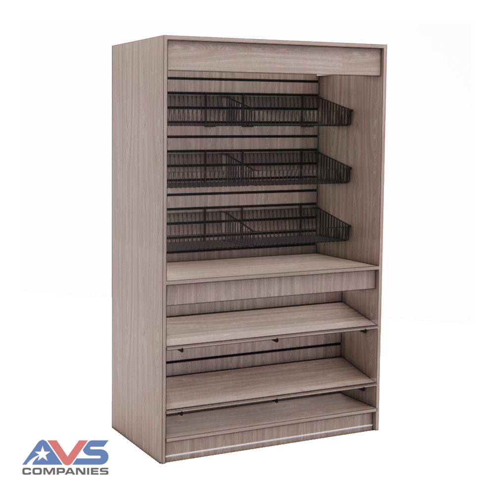 Value-Inline Free Standing Undercounter Merchandiser Base-Mobile – 48″ wide
