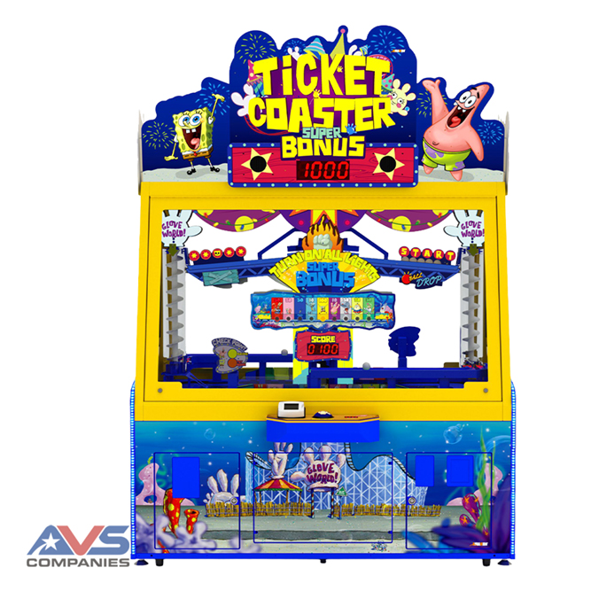SpongeBob Ticket Coaster Front