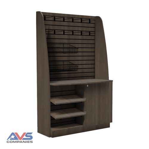 Micro Market Fixtures Free Standing Arch Side Coffee Merchandiser (FSASCM)