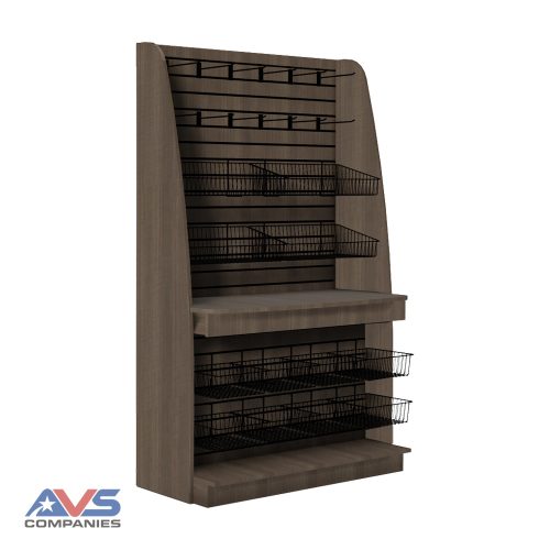 Micro Market Fixtures Free Standing Undercounter Merchandiser Base - Gridwall