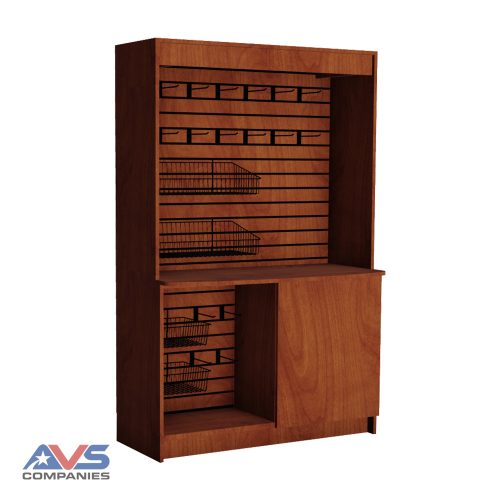 Micro Market Fixtures In-line Free Standing Coffee Merchandiser (IFSCM)