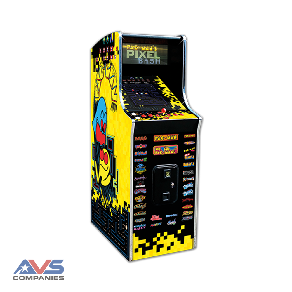 Pac-Man Pixel Bash Home Cabinet Website