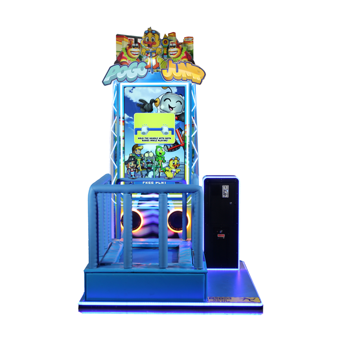 UNIS Pogo Jump DLX cabinet facing the front