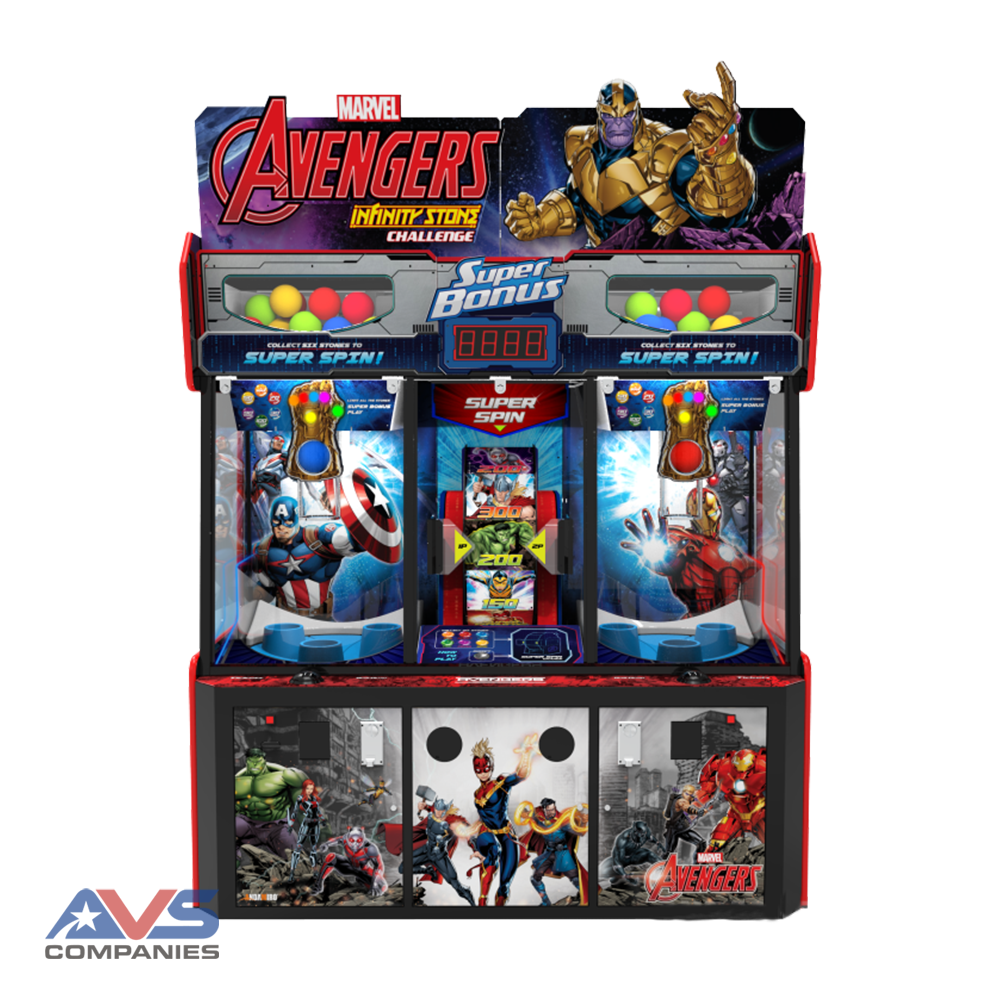 Avengers Infinity Stone Challenge cabinet facing front