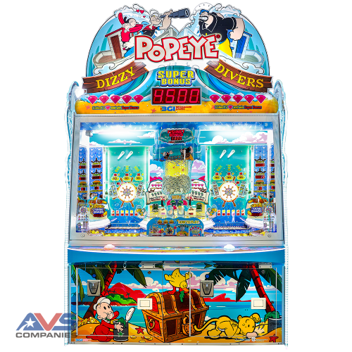 Popeye Dizzy Divers Cabinet FF Website