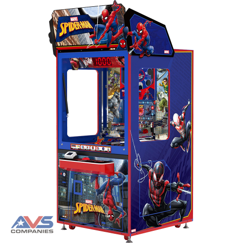 Spider-Man Coin Pusher 1P Cabinet LF Website