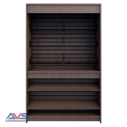 IFSUMB—In-Line Free Standing Undercounter Merchandiser Base—Slatwall