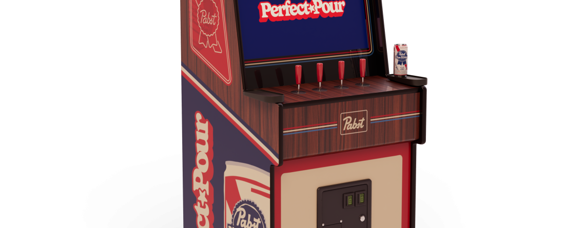 Perfect Pour: Pabst Blue Ribbon Edition Cabinet