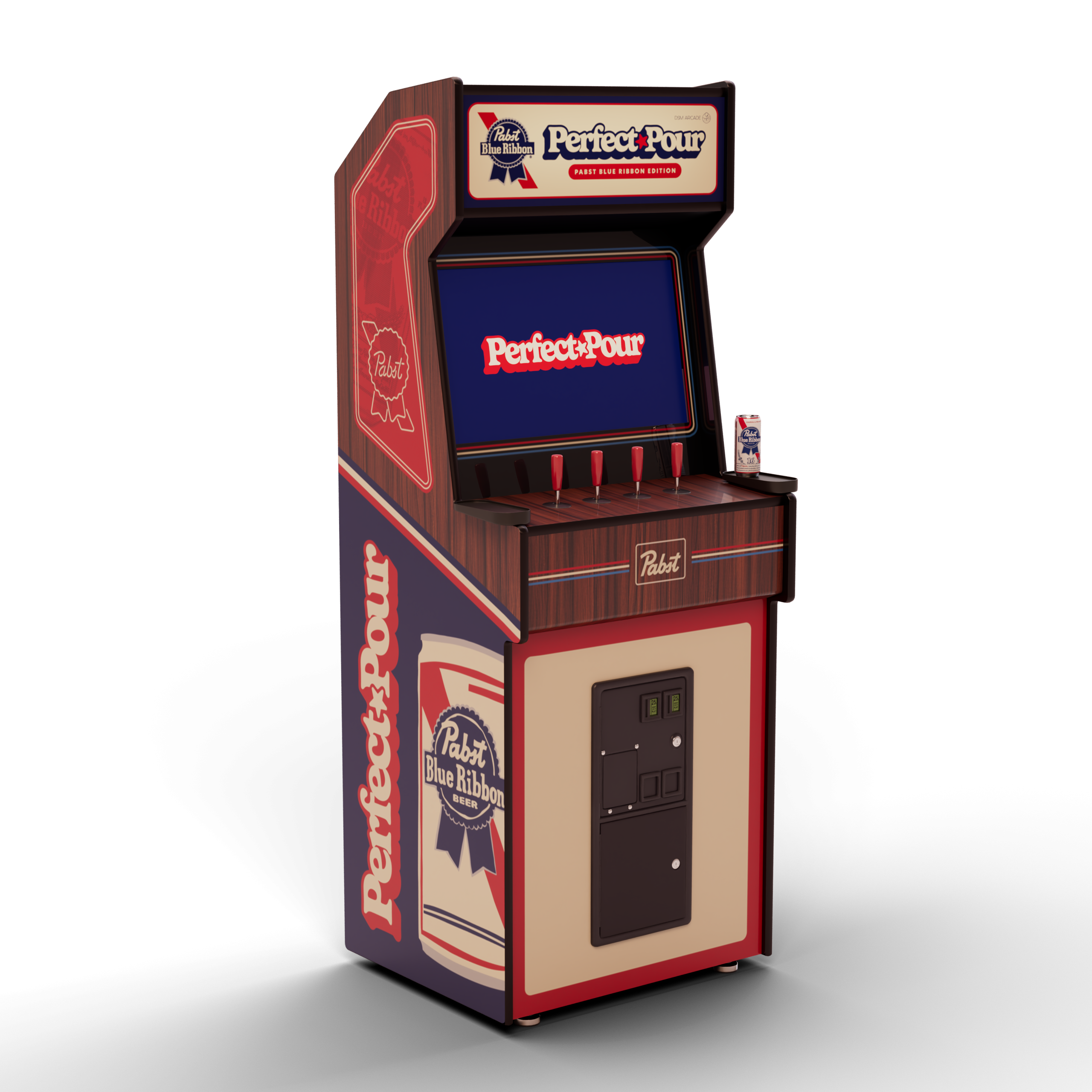 Perfect Pour: Pabst Blue Ribbon Edition Cabinet